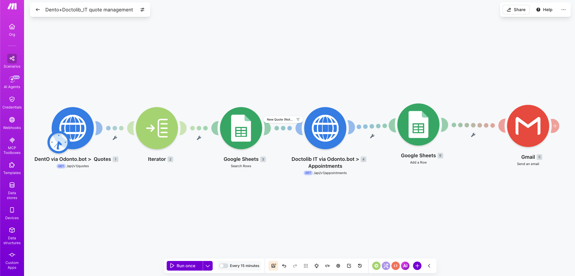 Optimizing collections: quote administration via AI